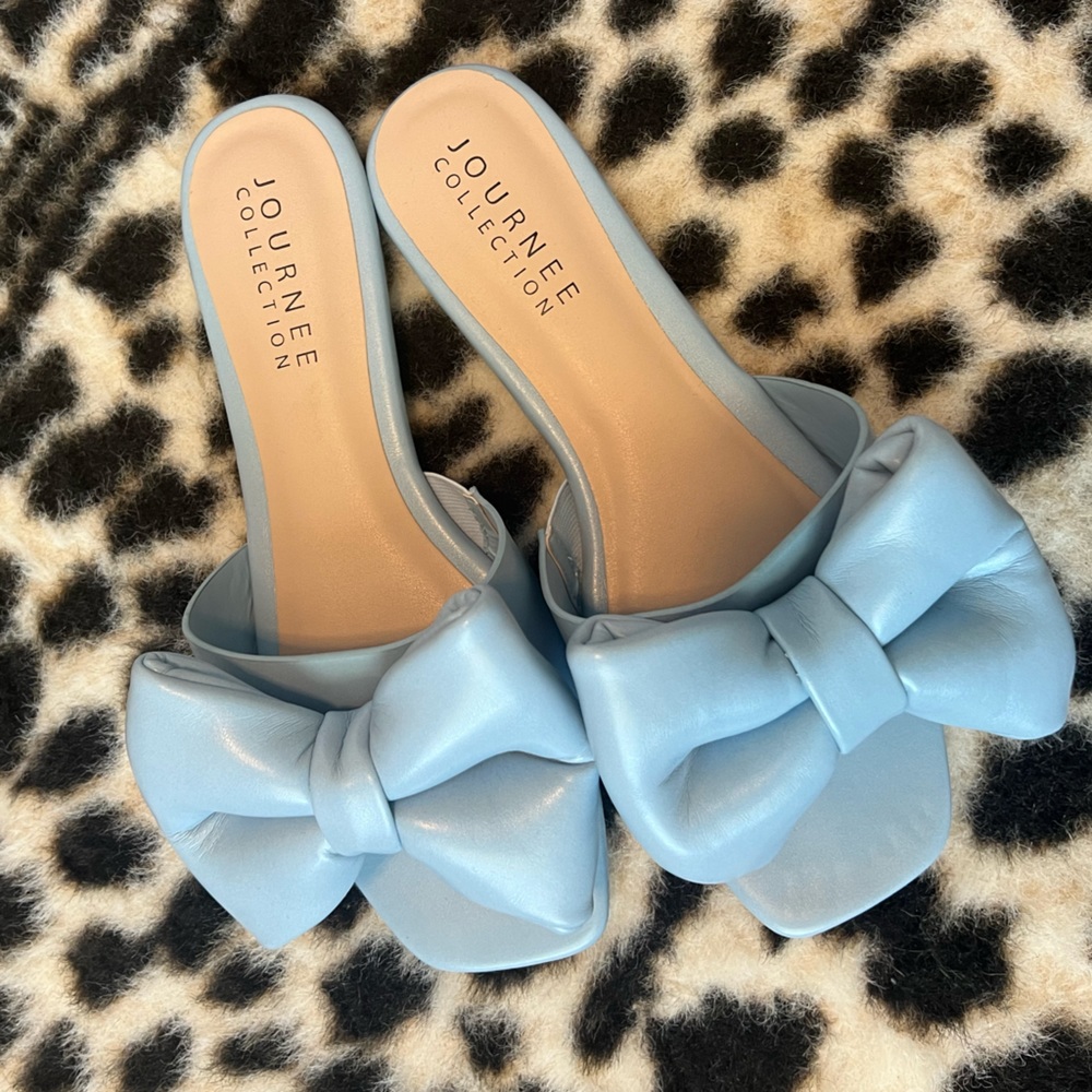 Journee Collection Light Blue Sandals